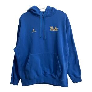 UCLA Bruins Nike Jordan Primetime Hoodie Sweatshirt Mens Large True Blue Club